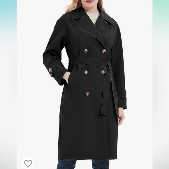 Risissida Jackets & Blazers - Risissida Wms XL Trench Coats Double-Breasted Water Resistant belted NWT